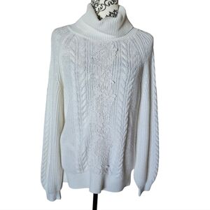 RW&CO knit turtleneck sweater size medium